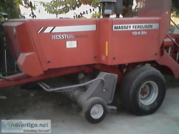 2010  1843 Massey Ferguson inline hay baler