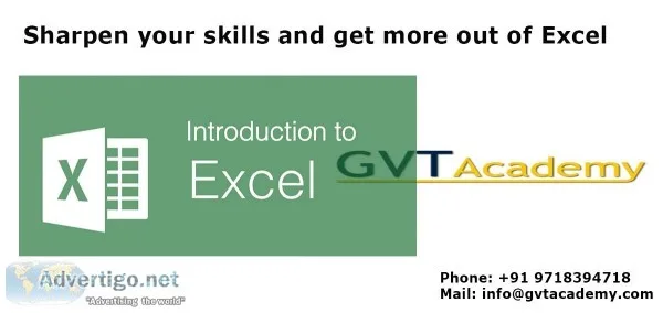 Advanced Excel and VBA Training Institute in Noida