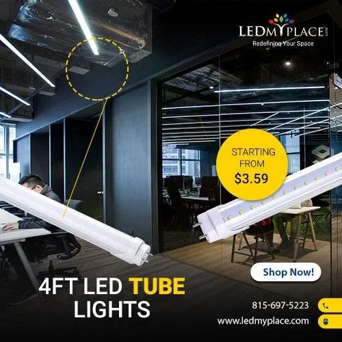 Experience Spectacular Lighting With 4ft LED Tube Lights