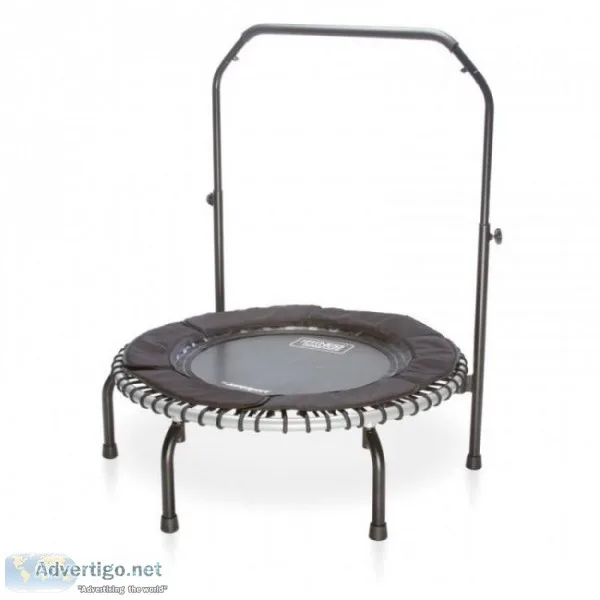 JumpSport Mini Trampoline w Handle Bar