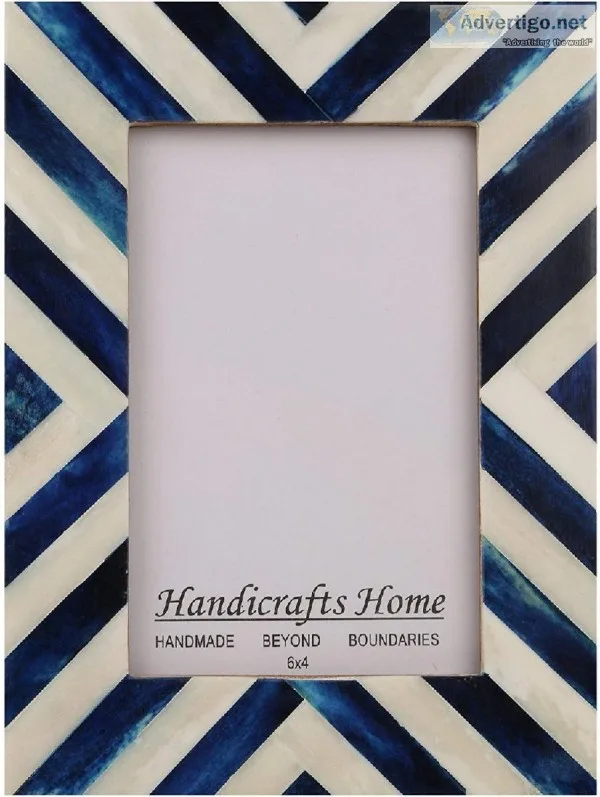Photo Frame Chevron Herringbone Vintage Wooden Handmade Naturals