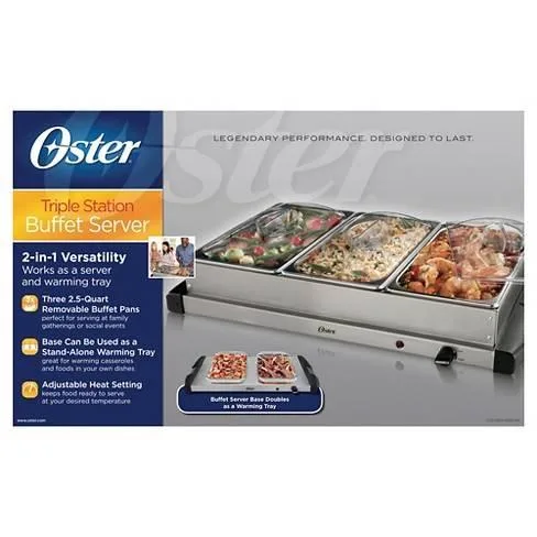 Brand New In Box Oster Triple Bay Server