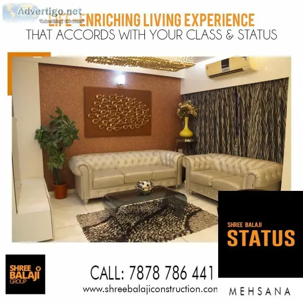 Best Place to live in Mehsana Affordable 23 BHK Apartment in Meh