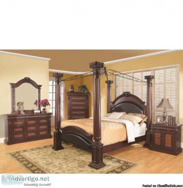 King Leather  BedSet-