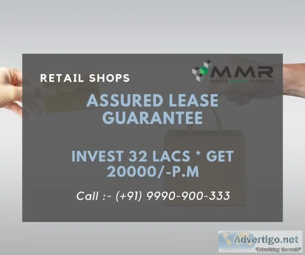 Second Floor Retail Shops in Noida