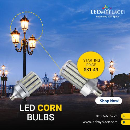 Add Beauty To Your Outdoor Areas With LED Corn bulbs