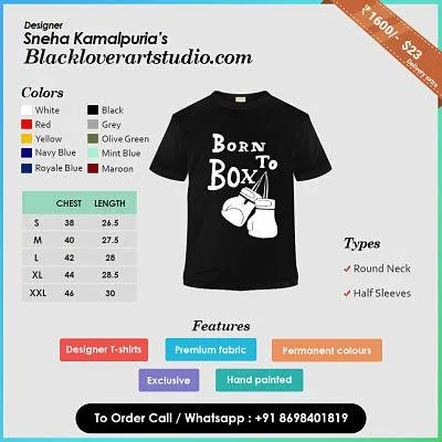 Hand Painted T-shirt in Mumbai