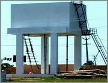 Overhead water tank waterproofing