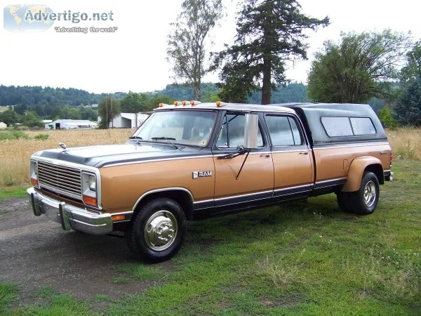 1985 Dodge 1 Ton Dually Crew Cab 2 wheel drive