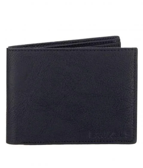 Men Solid Black Wallet