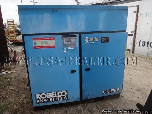 KOBELCO SERIES KNW OIL-FREE TWO-STAGE ROTARY SCREW AIR COMPRESSO