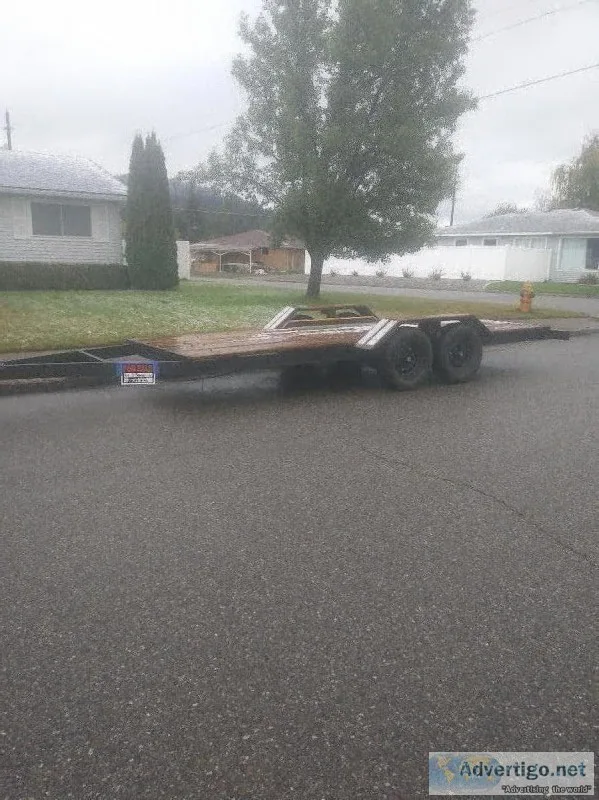 20 X 7 footer-hauling trailer with extras