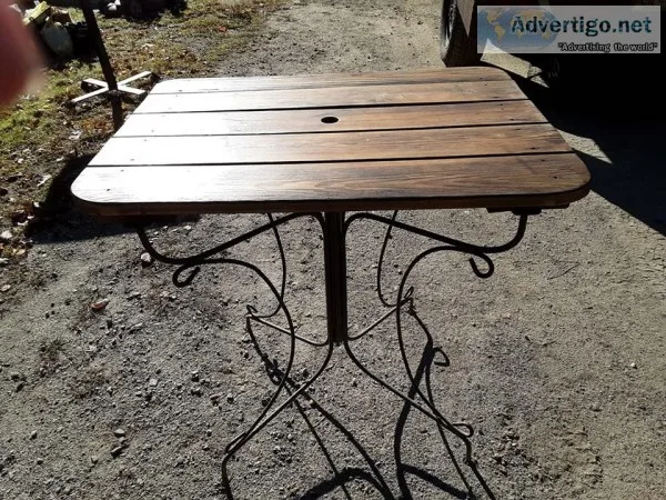 Outside BBQ Table