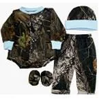 Camo inspired baby gifts
