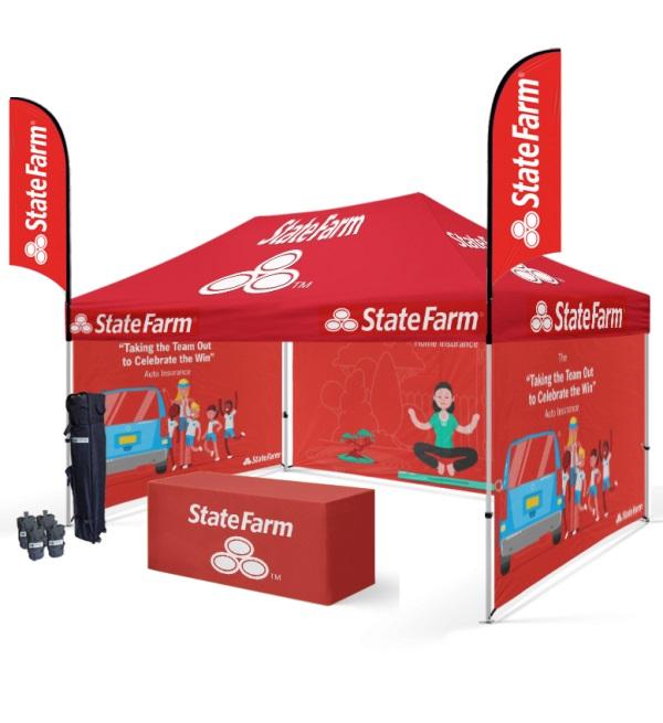 Show Your Brand Message With Our Custom Printed Pop Up Tents   S