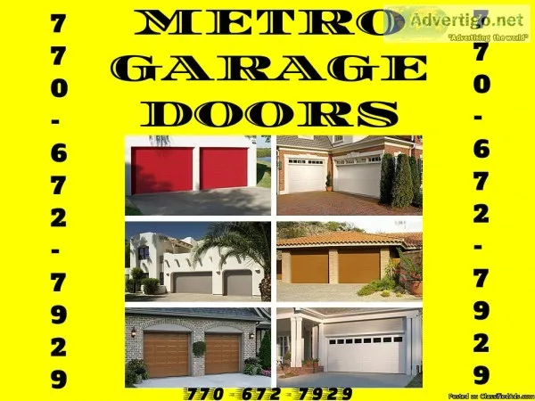 GARAGE DOORS and Install
