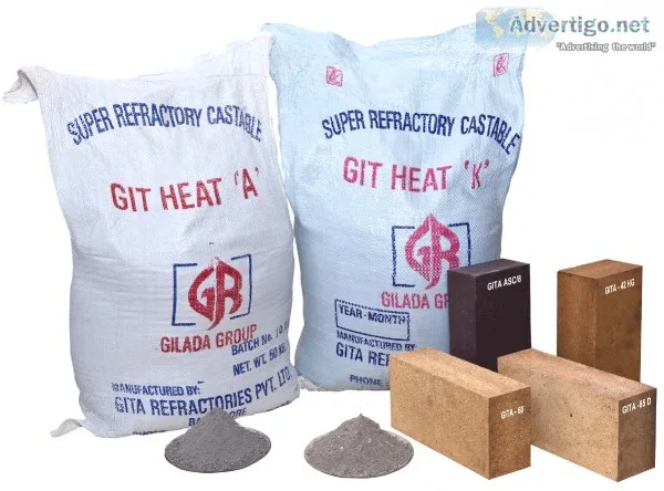 Refractories used in steel plants