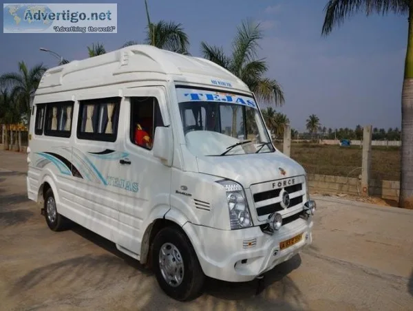 10 Seater AC or Non AC Tempo Traveller RentMarathahalli