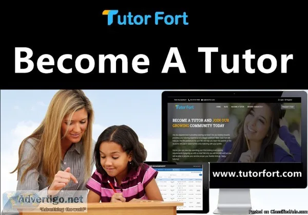 Become a tutor with tutorfort