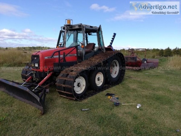 2001 Massey Ferguson 4270 Marcel Grooming Package Snow Groomer