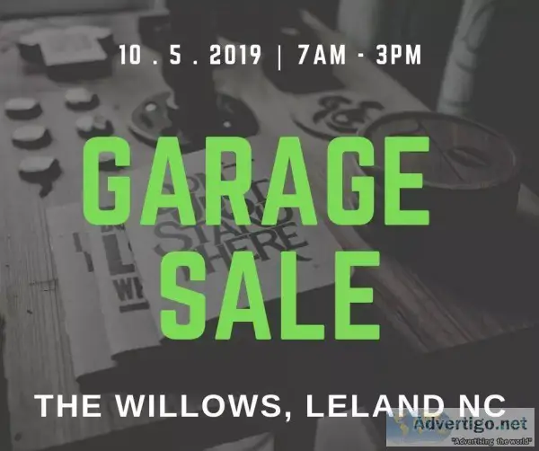 The Willows 4th Quarter Garage Sale