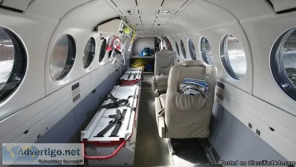 Patient Comfort Transfer Air Ambulance in Delhi