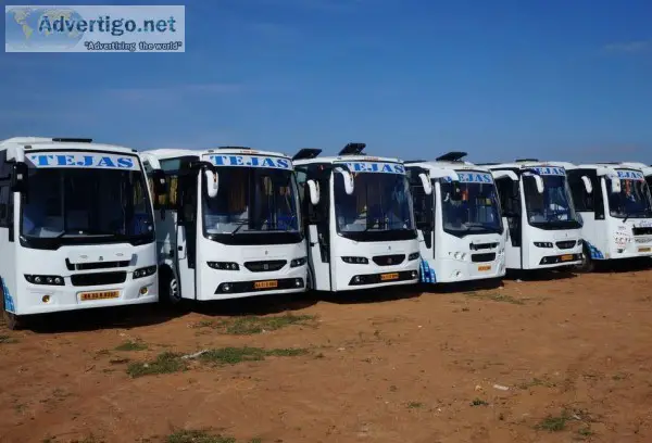Hire or Rent a bus for Outstation Trips from IndiranagarBangalor