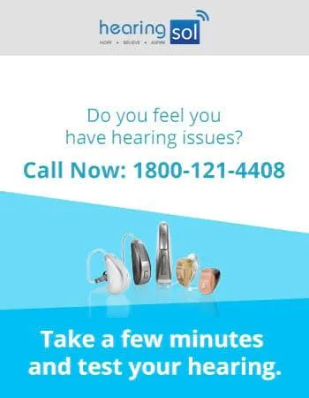 Audiometry test for hearing loss person
