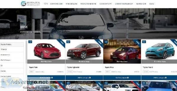 Find New and Used Toyota  Search Local Dealers