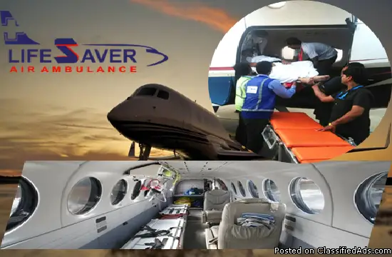 Avail the Ultimate Air Ambulance in Patna by Lifesaver