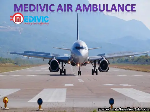 Medivic Air and Train Ambulance Services in Jamshedpur