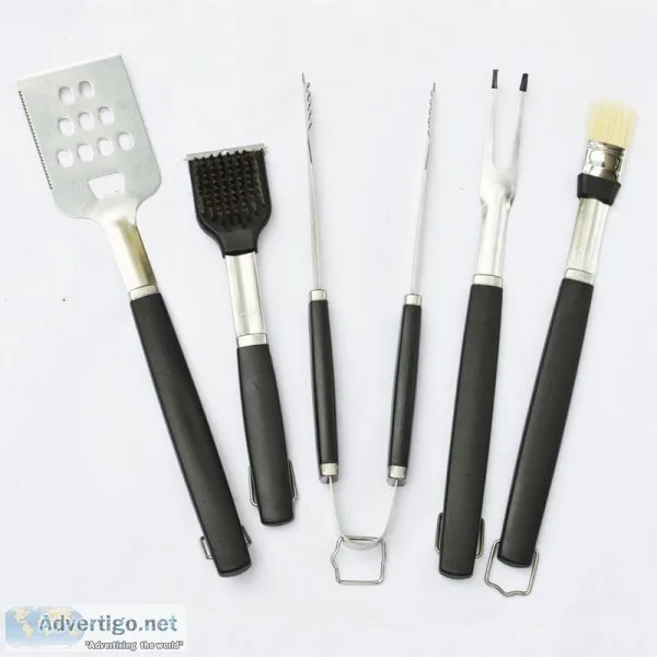 5-Piece Stainless Steel BBQ Tool Set
