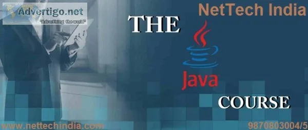 Learn complete Java course from NetTech India