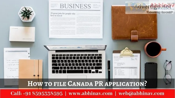 How to file Canada PR application