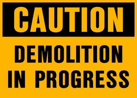&quotDemolition Wreck All Clean Up All" No Job Too Big or Sm