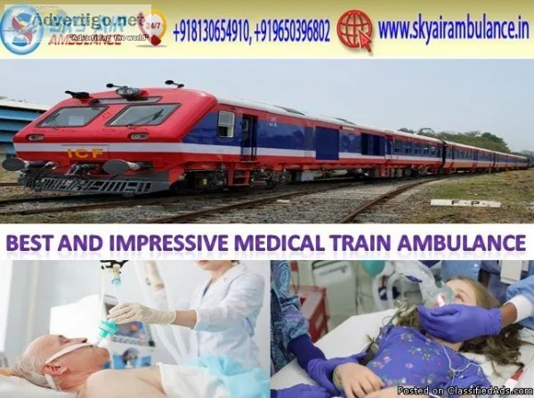 Get Avail Sky Train Ambulance Service in Mumbai at the Reasonabl