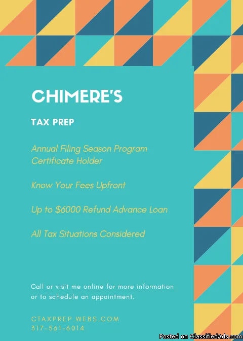 Local Mobile Tax Preparation