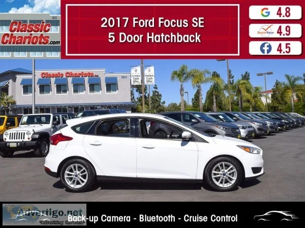 Used 2017 FORD FOCUS SE 5 DOOR HATCHBACK for Sale in San Diego -
