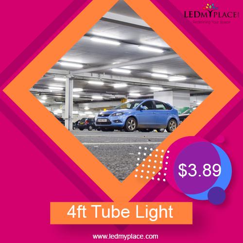 Install 4 ft LED Tubes at the Residential Places to Lighten the 