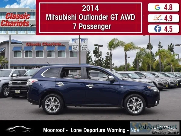 Used 2014 MITSUBISHI OUTLANDER GT AWD 7 PASSENGER for Sale in Sa