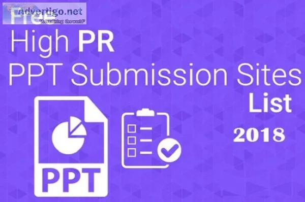 High PR PPT submission sites list - Yogeshgaur.com