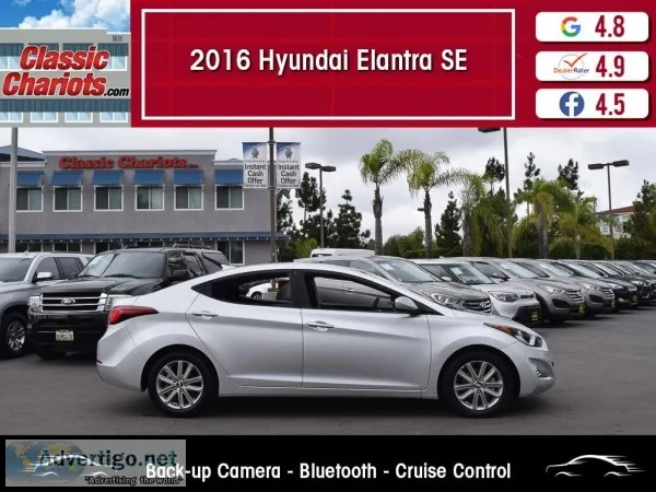 Used 2016 HYUNDAI ELANTRA SE for Sale in San Diego - 20497