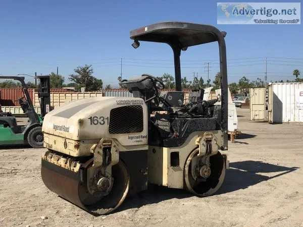 2005 INGERSOLL RAND DD28HF VIBRATORY TANDEM SMOOTH DRUM ROLLER