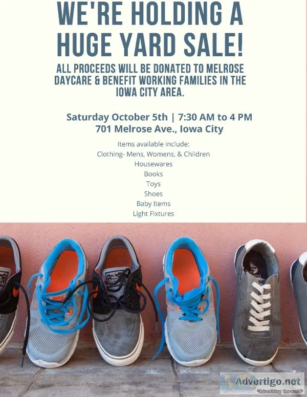 Charity Garage Sale
