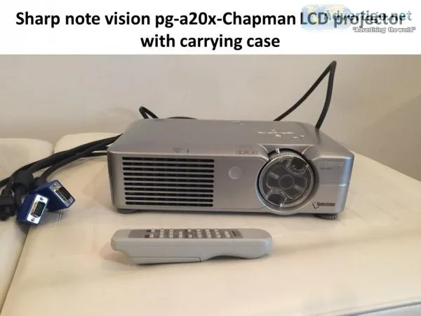 Sharp Sharp Note Vision LCD Projector