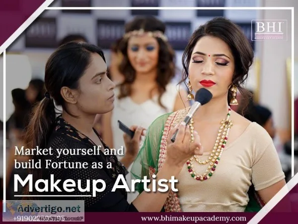 Market yourself and build Fortune as a Makeup Artist