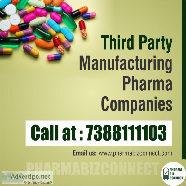 Best  Third Party Manufacturing Pharma Companies in India