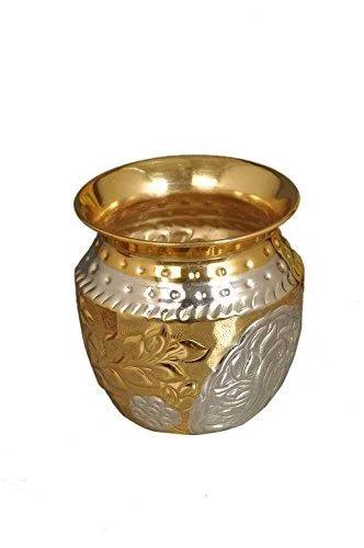 Nutristar Pure Brass Lota Handcrafted Brass Lota. Capacity  1000