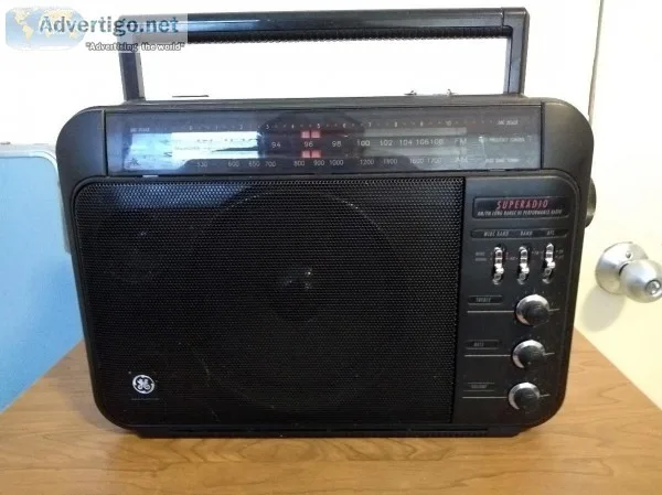 GE Super Radio Model 7-2887A Very Long Range Reception