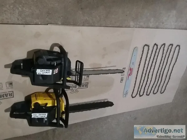 Two 20&quot McCullough PM 610 chain saws